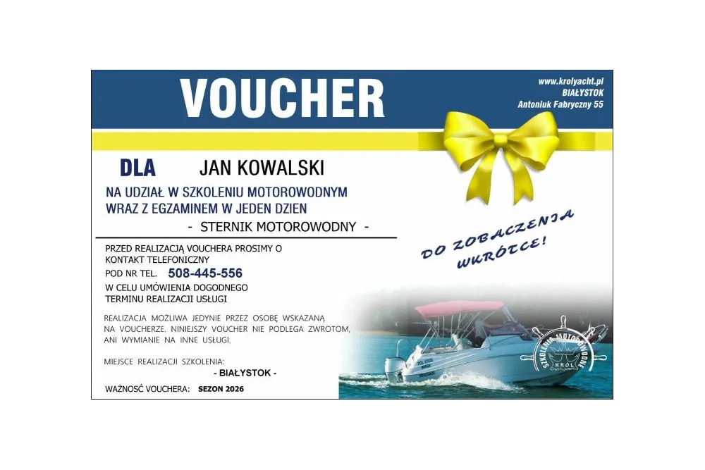Voucher Białystok
